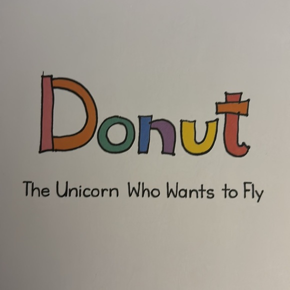 Donut the Unicorn Who Wants to Fly Laura Gehl Dolly Parton Imagination Library - Picture 7 of 12